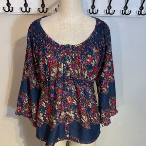 Vero Moda Floral Blouse Size Medium Nwot